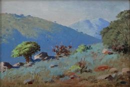 JACK POHL (South African, 1878-1944) oil on canvas – South African landscape, signed and dated 1933,