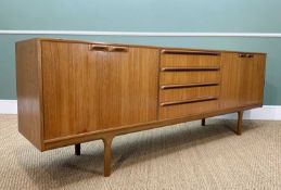 TOM ROBERTSON FOR A.H.MCINTOSH, teak 'Dunbar' sideboard, 213.5 x 46d x 76cm h