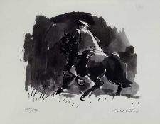 ‡ SIR KYFFIN WILLIAMS RA limited edition (213/500) print - Patagonian horse rider, signed in
