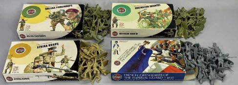 AIRFIX MILITARY SERIES 32nd SCALE FIGURES - boxed sets for British Paratroopers, Australian