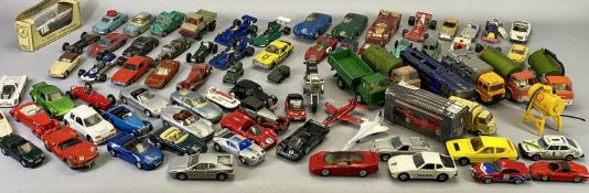 DIECAST SCALE MODEL CARS & OTHER VEHICLES - a collection, makers including Corgi, Maisto,