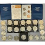 COLLECTABLE BRITISH COINS and commemorative crowns group to include a boxed 1951 Festival of Britain