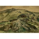 ALFRED BURGESS SHORROCKS watercolour - Snowdon, signed, 25 x 36cms