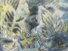 HELEN M STEINTHAL (British 1911 - 1991) pastel sketch, monogrammed lower right, 27.5 x 35.5cms