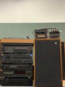 STEREO EQUIPMENT - to include Sony cassette deck TC-K444 ESII, Sony amplifier TH-F444 ESII, Sony