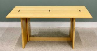 MODERN PINE FLIP TOP TABLE - 72cms H, 160cms W, 40/80cms D