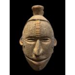 OGONI MASK, with articulated jaw, 32cm h