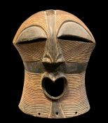 LUBA KIFWEBE MASK, 42cm h Comments; top damaged and repaired