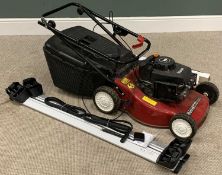 PETROL LAWNMOWER - Mountfield SP454 and a pair of vehicle adjustable roof rack bars