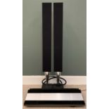 BANG & OLUFSEN STEREO EQUIPMENT - Beocentre 9000 and a pair of B & O floorstanding speakers,