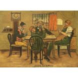 WITHDRAWN - IN THE MANNER OF CECIL ALDIN colour print late 19th/early 20th century - humorous