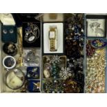 VINTAGE & LATER HALLMARKED SILVER, 9CT GOLD & OTHER COSTUME JEWELLERY & COLLECTABLES - lot