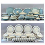 ROYAL DOULTON 'COUNTERPOINT' DINNER & TEA SERVICE - approx 70 pieces, Wedgwood 'Summer Sky' part