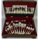 TABLE CANTEEN OF KINGS PATTERN EPNS CUTLERY - 85 pieces (incomplete)
