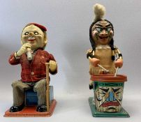 ROSKO TOYS - a vintage battery operated McGregor 'The Pot Bellied Scotsman' with box and a Marx Toys