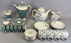 ROYAL DOULTON 'CASCADE' D6457 part tea service, 14 pieces and a Royal Doulton 'Minerva' part tea