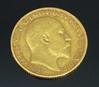 EDWARD VII 1903 GOLD HALF SOVEREIGN