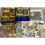 GEORGE III & LATER BRITISH COIN COLLECTION including a very large quantity of old pennies and half