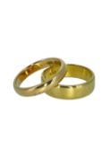 TWO 22CT YELLOW GOLD WEDDING BANDS, 10.7gms gross (2) Provenance: deceased estate Swansea, consigned