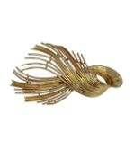 18K GOLD BAR BROOCH, 8.5gms Provenance: deceased estate Ceredigion, consigned via our Carmarthen