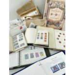 MIXED COLLECTION OF BRITISH & COMMONWEALTH STAMPS, including Utile Hinged Leaf Album containing