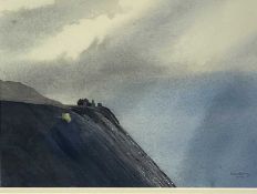 ROB PIERCY watercolour - 'Chwarel Dinorwig/Dinorwig Quarry', signed and dated 2016, 25.5 x 35cms