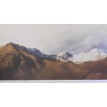 ROB PIERCY limited edition print (350/500) - 'Yr Wyddfa a Crib Goch', signed and titled in pencil,