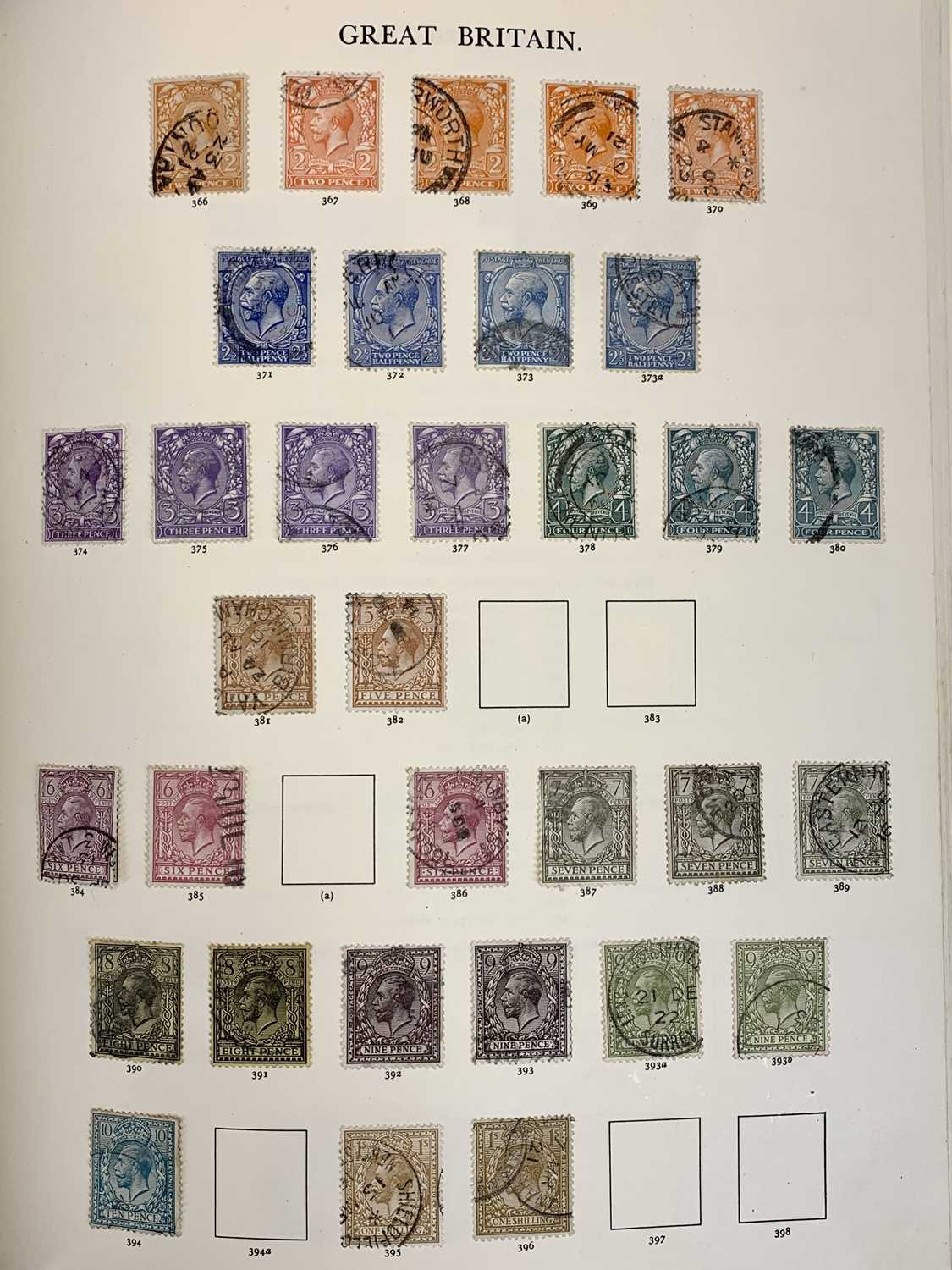 STAMPS - Well filled 'Windsor' album (very high catalogue value) to include 2 x four margin 1d - Image 11 of 12
