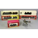 HORNBY OO GAUGE LOCOMOTIVES & TENDERS 5 boxes) - BR 4-6-2 class A4 locomotive 6021 'Wild Swan' (