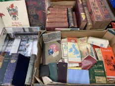 ANTIQUE/VINTAGE BOOKS, A COLLECTION including Dickens, Punch, Chum, various ephemera, ETC