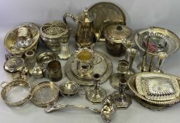 OFFERED WITH LOT 69 - MIXED QUANTITY OF PLATED WARE - to include a Kings pattern punch ladle,