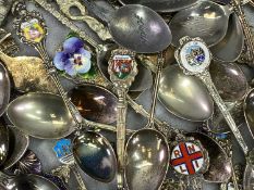 COLLECTOR'S SPOONS - to include approximately 6ozs of hallmarked and continental silver examples