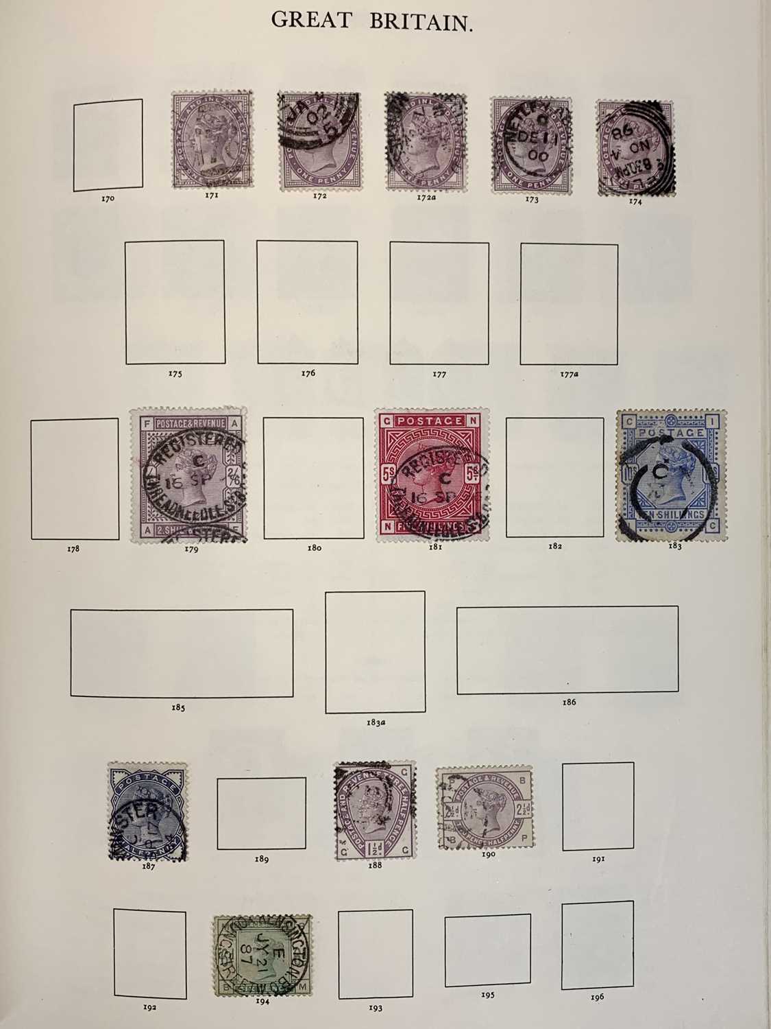 STAMPS - Well filled 'Windsor' album (very high catalogue value) to include 2 x four margin 1d - Image 5 of 12