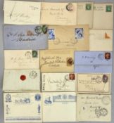 STAMPS - a small quantity of Postal History, mainly Great Britain, 1820, 1839 plus Penny Reds,