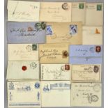 STAMPS - a small quantity of Postal History, mainly Great Britain, 1820, 1839 plus Penny Reds,