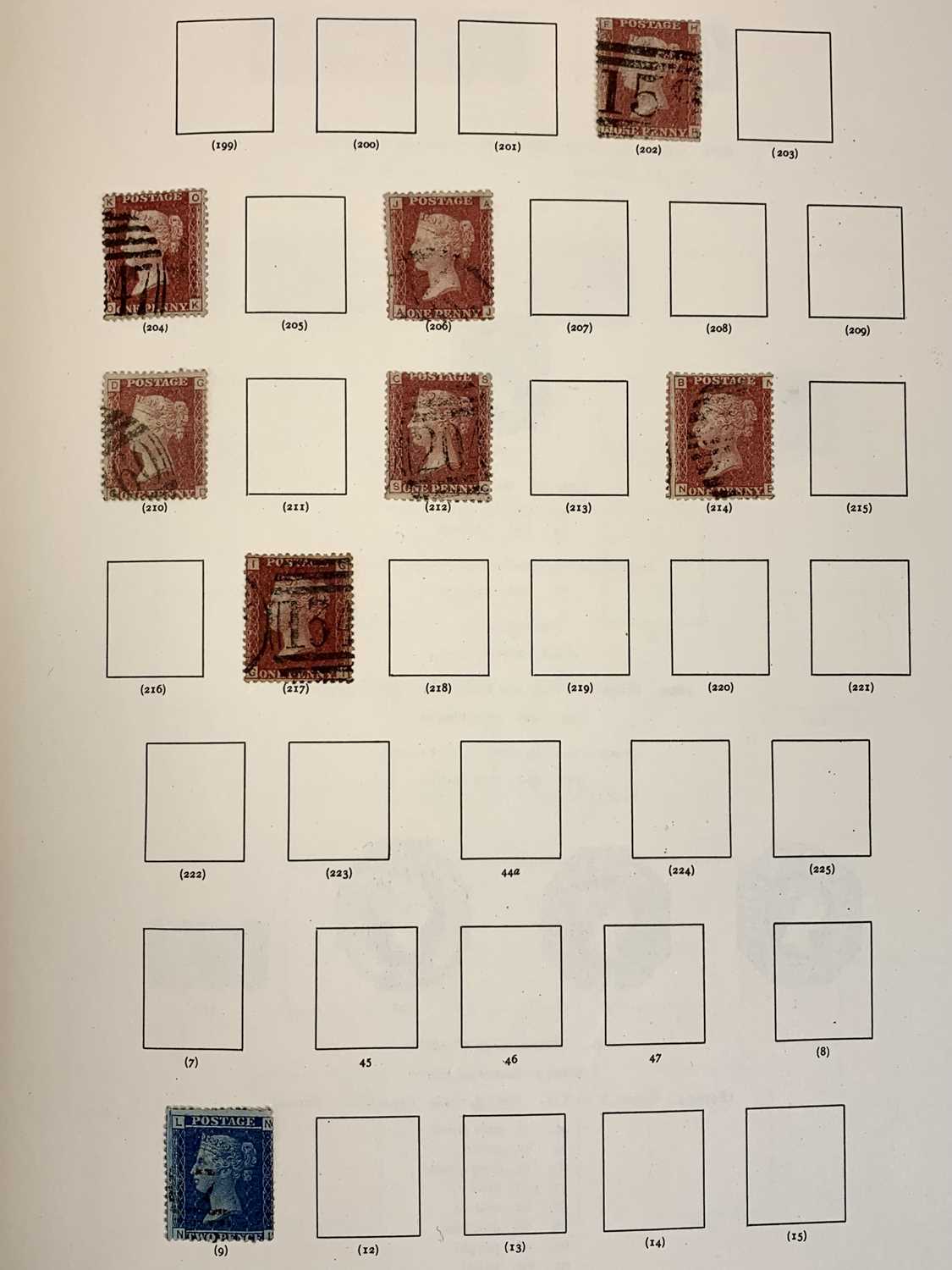 STAMPS - Well filled 'Windsor' album (very high catalogue value) to include 2 x four margin 1d - Image 4 of 12