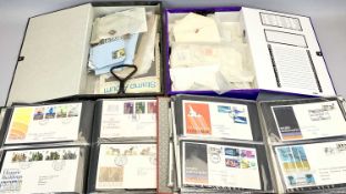 STAMPS - a mixed lot, many Great Britain mint also first day covers, a huge amount to sort and bound