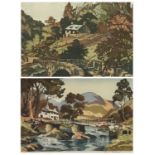 JAMES PRIDDEY artist's proof prints (2) - 'Dolwyddelan Castle', 32 x 23cms and 'Pont Rhyd-yr-Elyll',