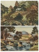 JAMES PRIDDEY artist's proof prints (2) - 'Dolwyddelan Castle', 32 x 23cms and 'Pont Rhyd-yr-Elyll',