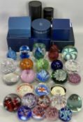 CAITHNESS GLASS PAPERWEIGHTS (9) with a large collection of other glass paperweights, some with