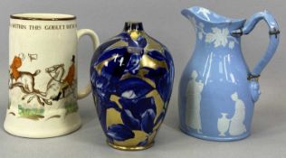 VICTORIAN & LATER CERAMICS - to include a Pwllheli souvenir moustache cup, two Adams egg cups, a