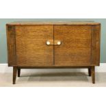 PLUS LOT 33 - MID CENTURY OAK SIDEBOARD - elegant minimalistic appearance with fitted interior,