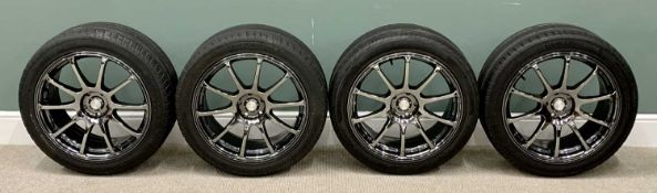 SET OF ALLOY WHEELS - Katana Premium, to fit Peugeot 407, some Volvos and many more, 18ins diameter,