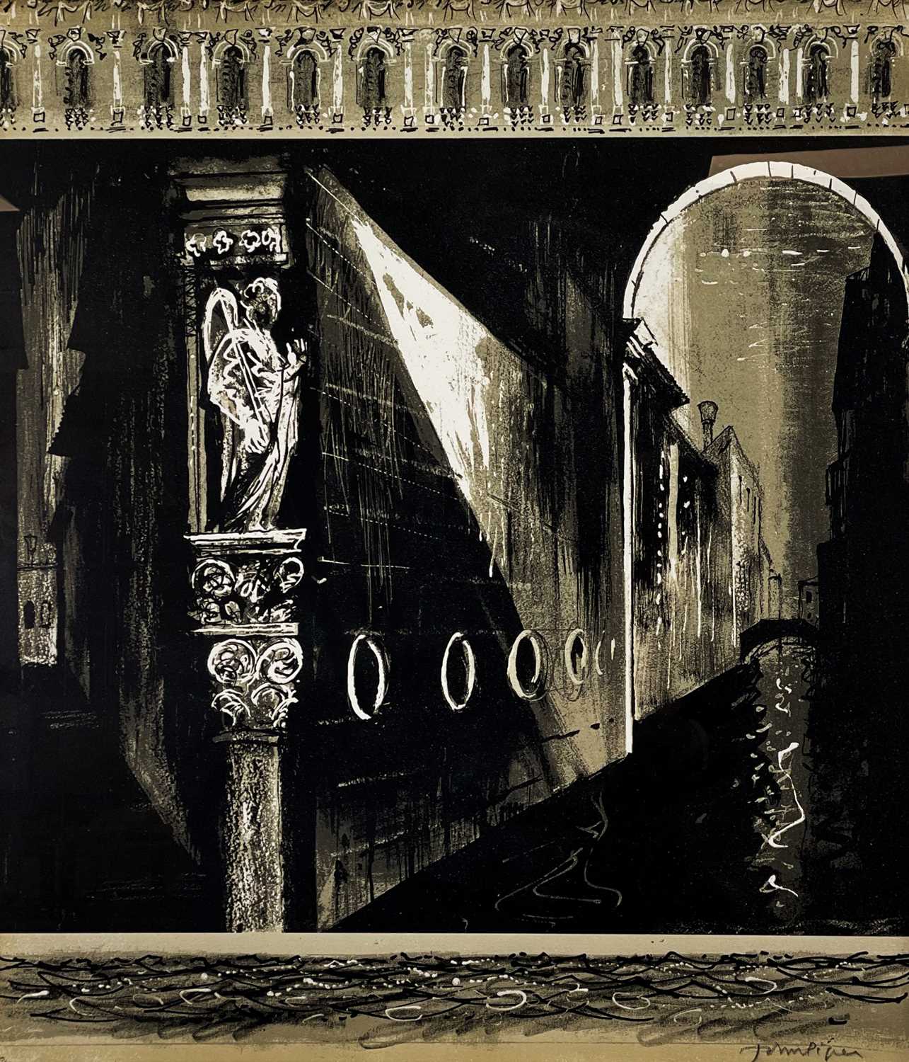 ‡ JOHN PIPER limited edition (49/70) print - ‘Death in Venice’Dimensions: 77 x 67cmsProvenance: