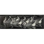 ‡ CHARLES FREDERICK TUNNICLIFFE OBE RA etching (Printer's Proof to R.C) - Chinese geese,