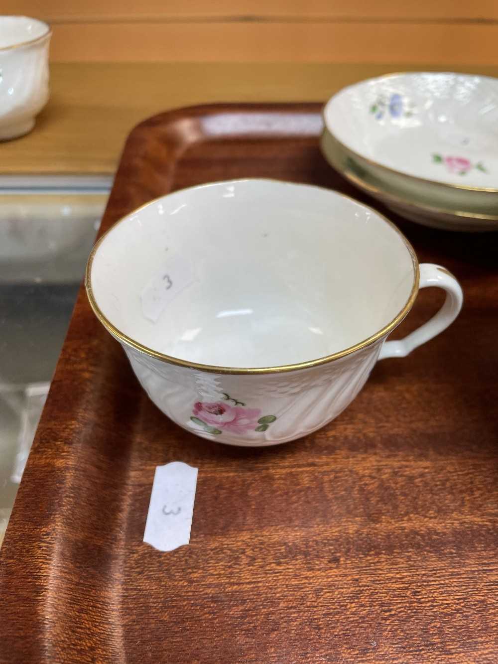 SWANSEA PORCELAIN PART TEA-SET circa 1815-1820, comprising teapot with stand and cover, sucrier - Image 10 of 17