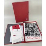 ‡ GREGYNOG PRESS 2010 Miscellanea, 2 of 25 copies of the red edition, a portfolio of c.40 pieces
