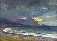 CHRISTOPHER WILLIAMS oil on canvas - entitled 'Yr Eifl', circa 1910Dimensions: 23 x