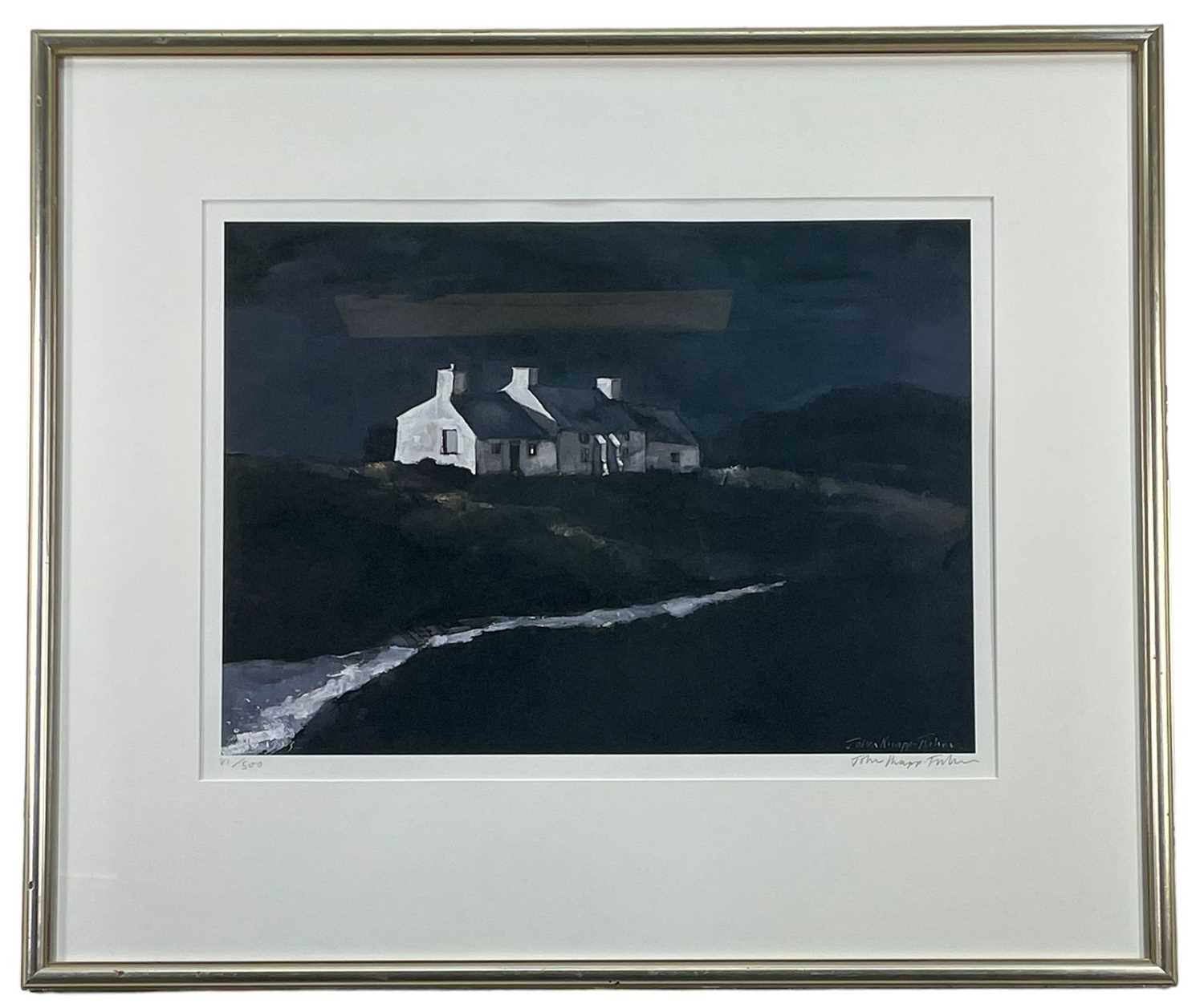 ‡ JOHN KNAPP-FISHER limited edition (81/500) print - 'Cottage Porthclais', signed in - Image 2 of 2