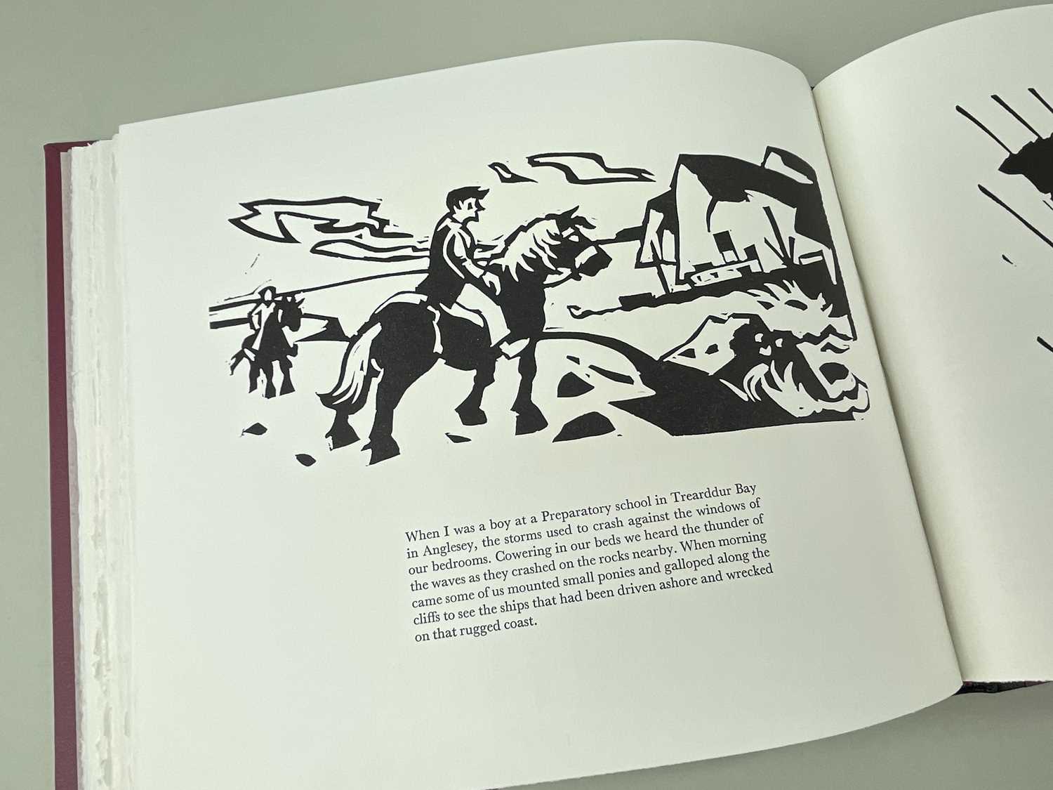 ‡ SIR KYFFIN WILLIAMS RA limited edition (216/275) volume of 'Cutting Images' - printed on T H - Image 7 of 10